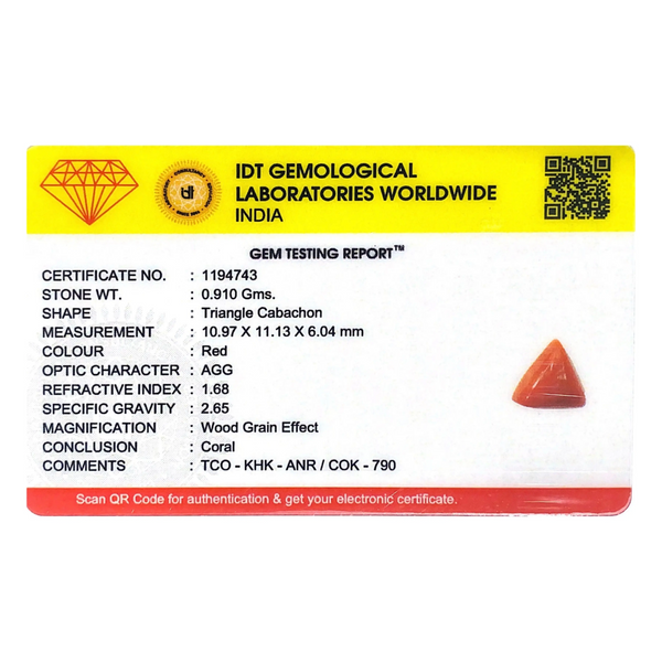 Red Coral - 4.55 Carat