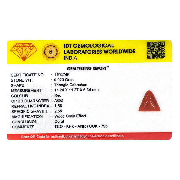 Red Coral - 4.6 Carat