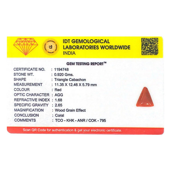 Red Coral - 4.6 Carat