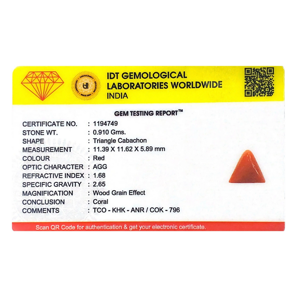 Red Coral - 4.55 Carat