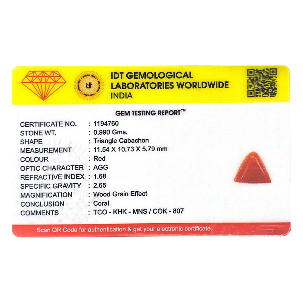 Red Coral - 4.95 Carat
