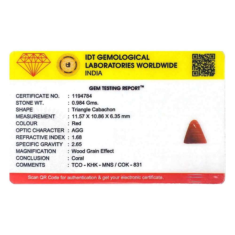 Red Coral - 4.92 Carat