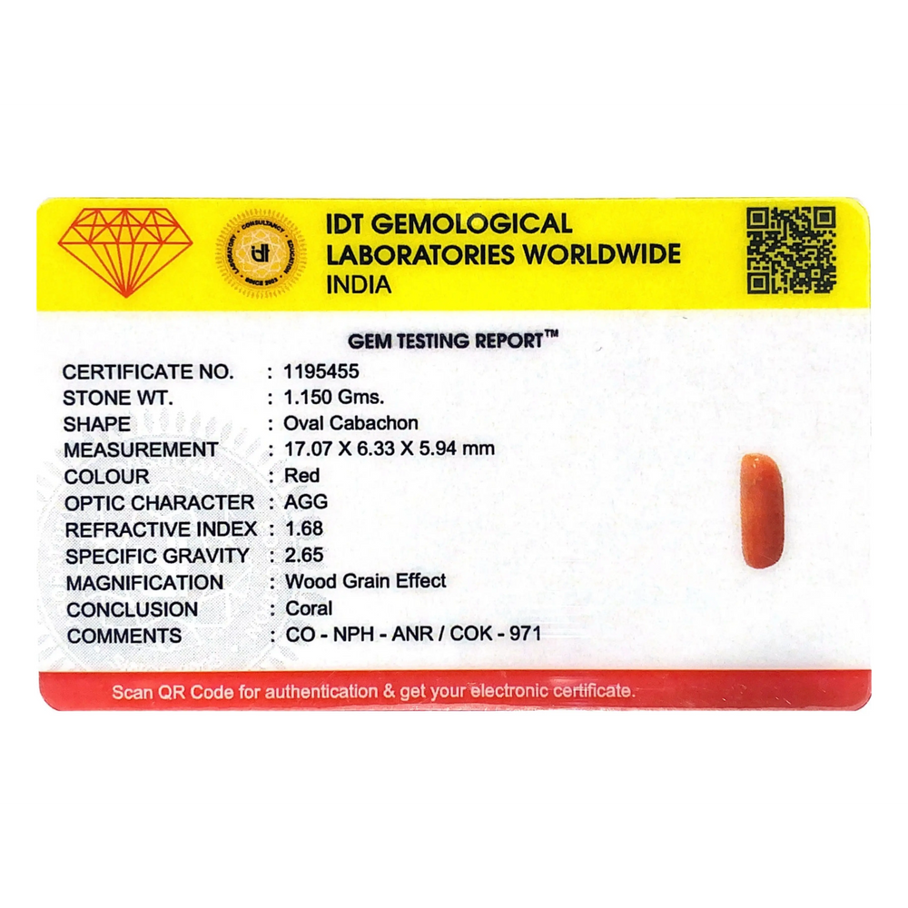 Red Coral - 5.75 Carat