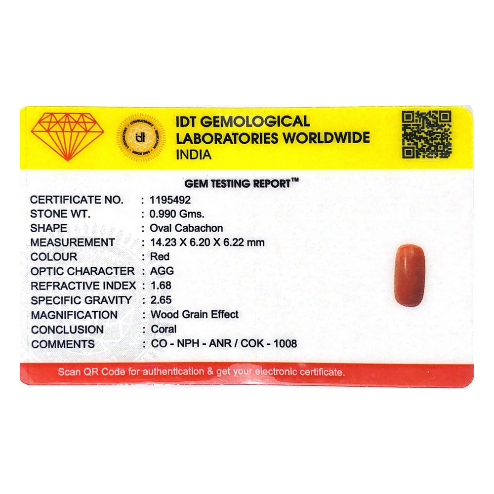 Red Coral - 4.95 Carat
