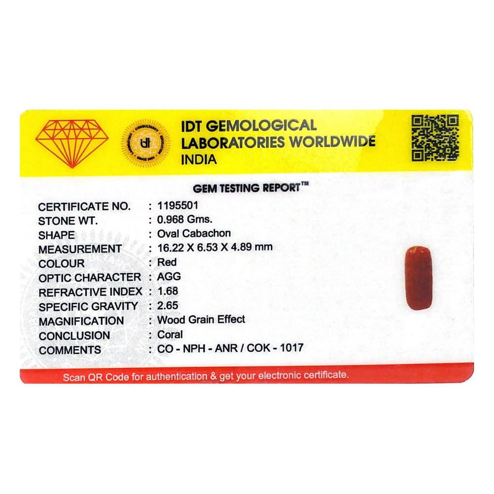 Red Coral - 4.84 Carat