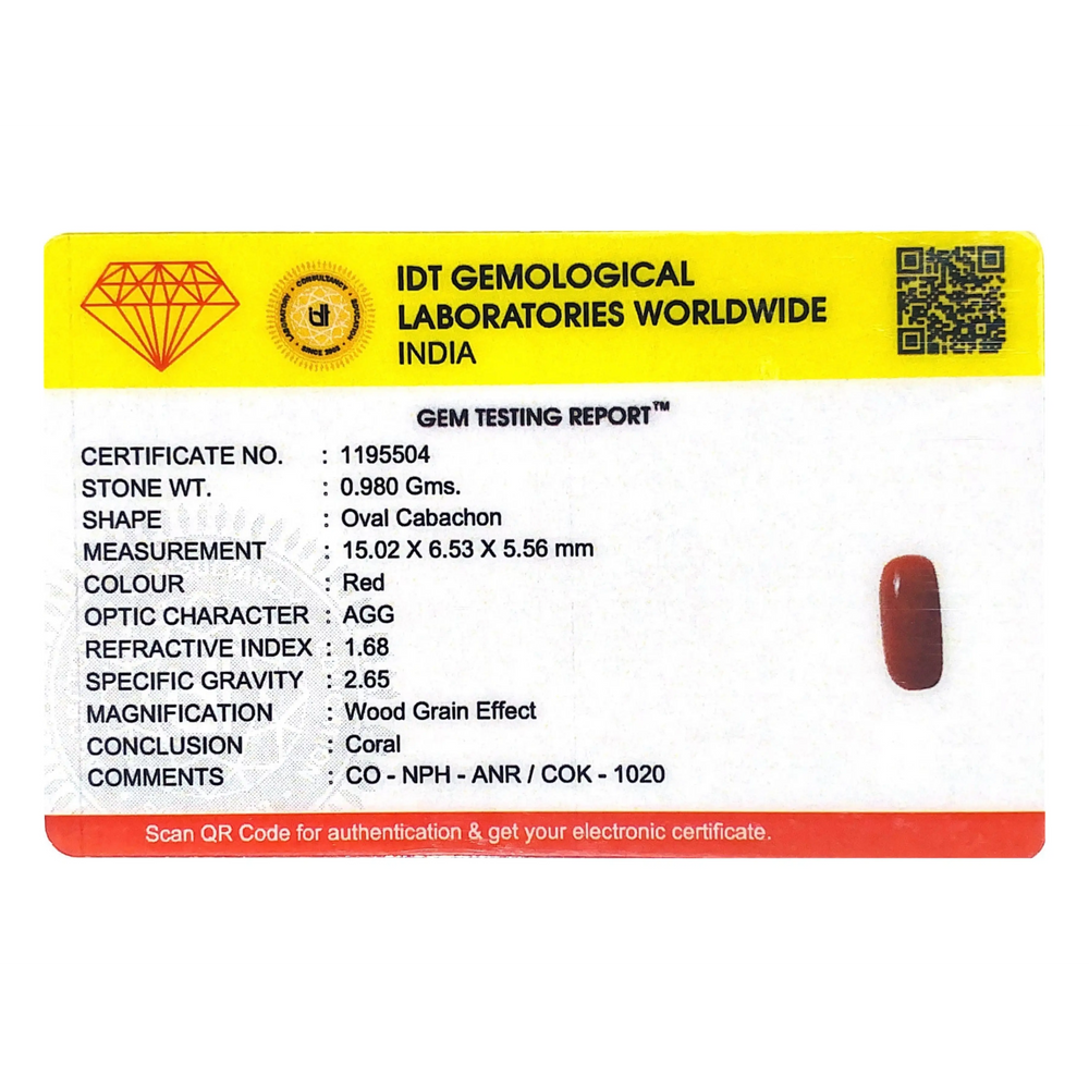 Red Coral - 4.9 Carat