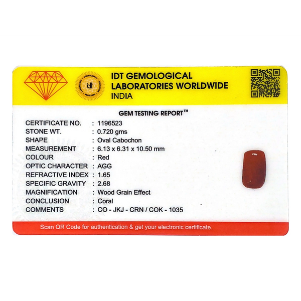 Red Coral - 3.6 Carat