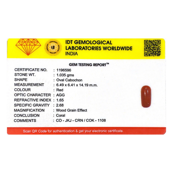 Red Coral - 5.18 Carat