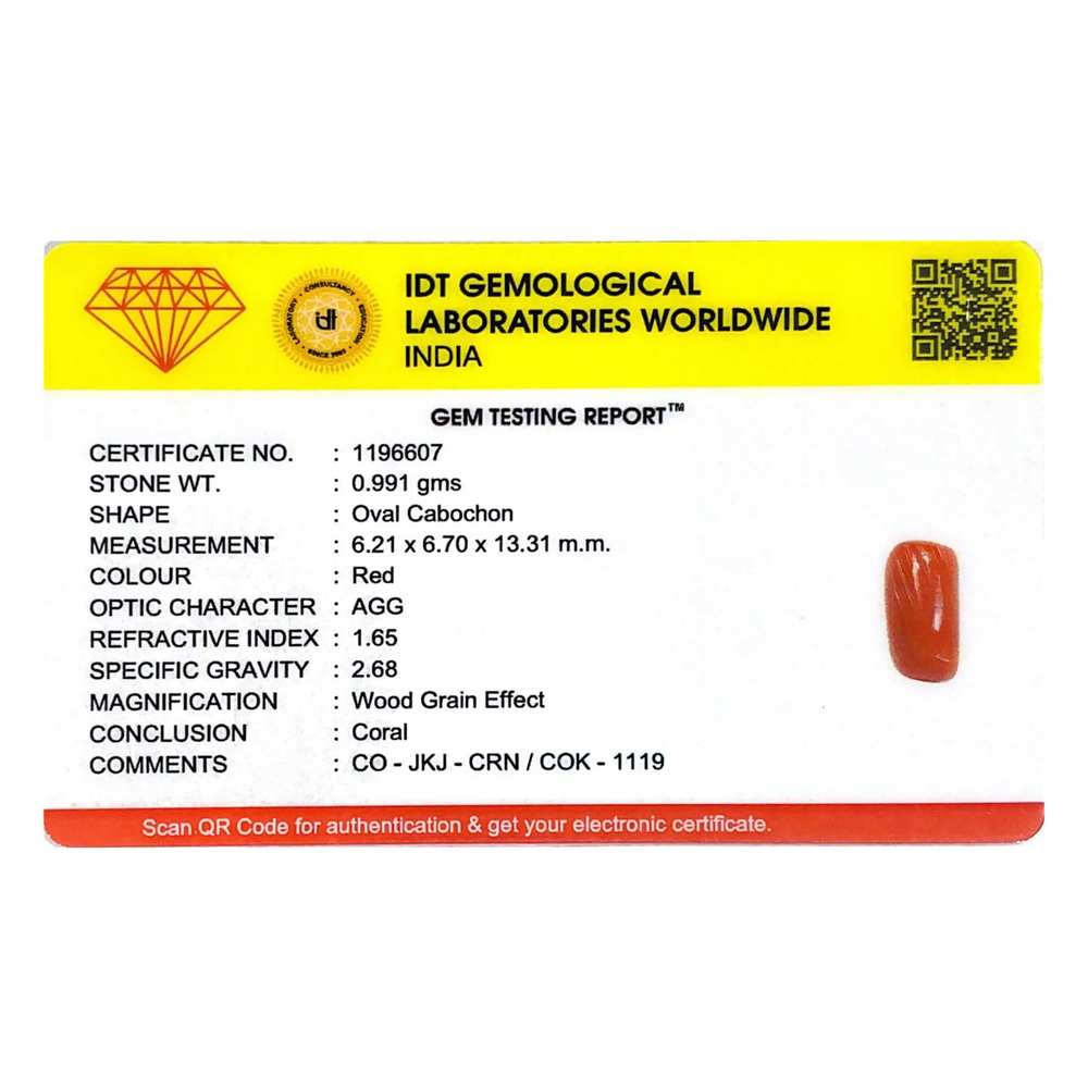 Red Coral - 4.96 Carat