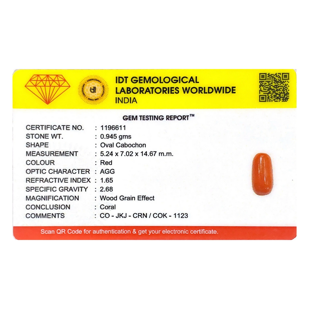 Red Coral - 4.73 Carat