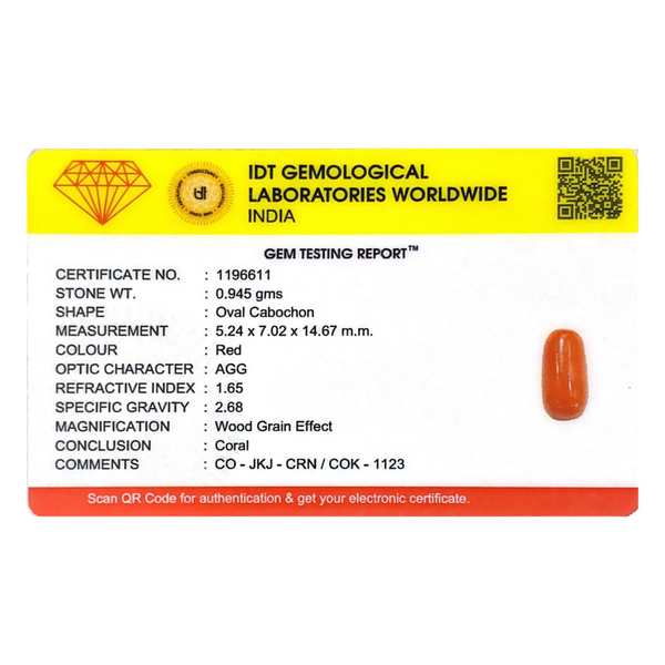 Red Coral - 4.73 Carat