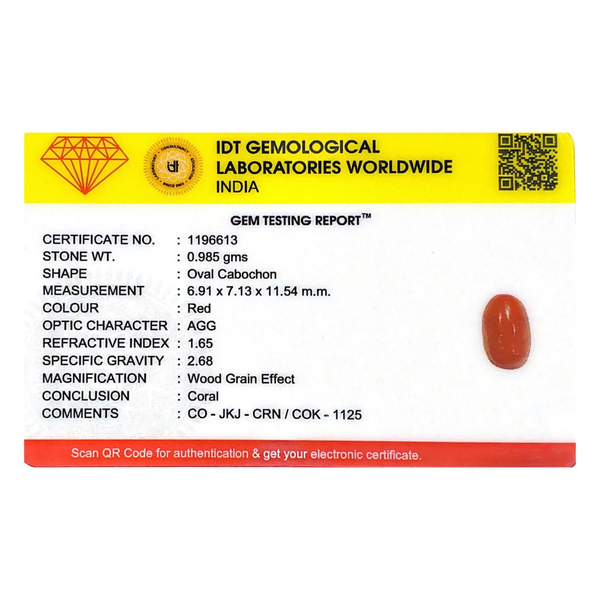 Red Coral - 4.93 Carat