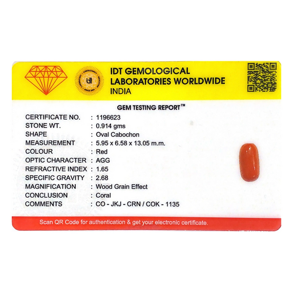 Red Coral - 4.57 Carat