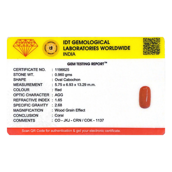 Red Coral - 4.8 Carat