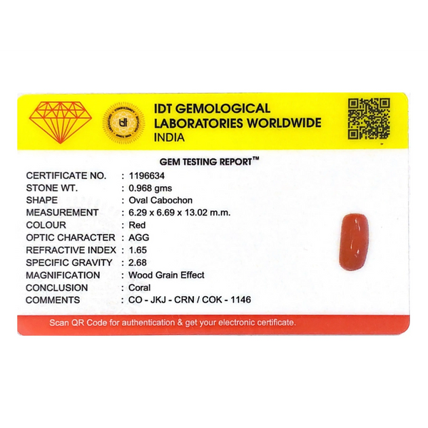 Red Coral - 4.84 Carat