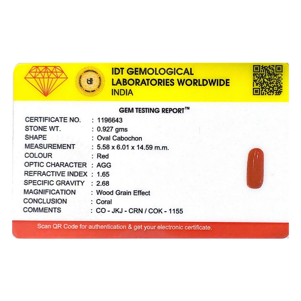 Red Coral - 4.64 Carat