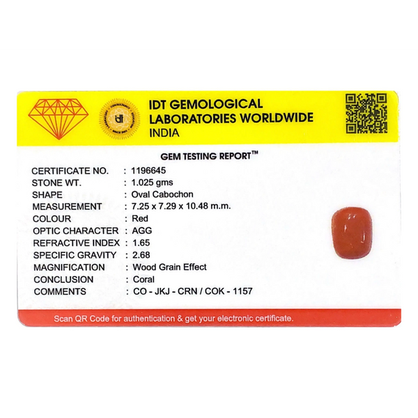 Red Coral - 5.13 Carat