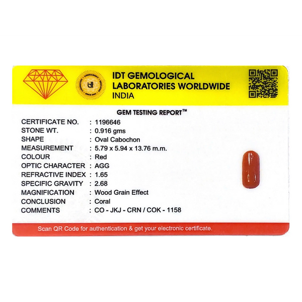 Red Coral - 4.58 Carat