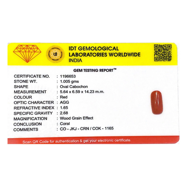 Red Coral - 5.03 Carat
