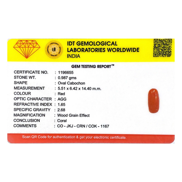 Red Coral - 4.94 Carat