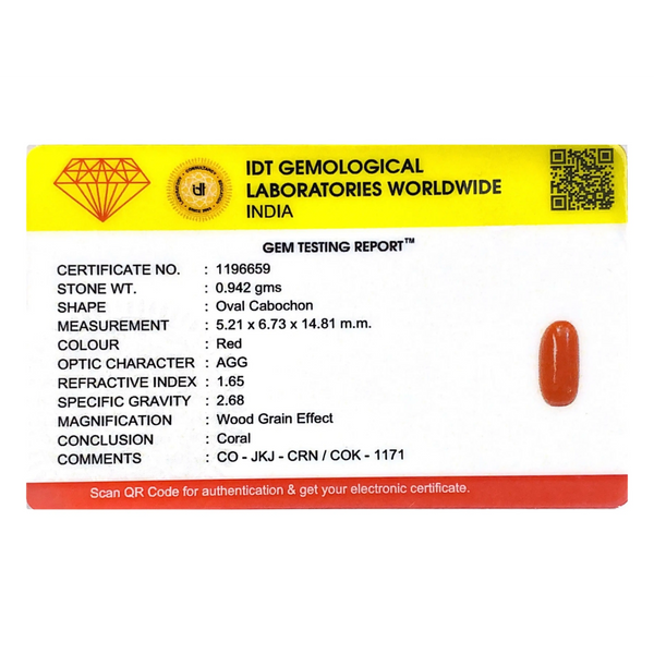 Red Coral - 4.71 Carat