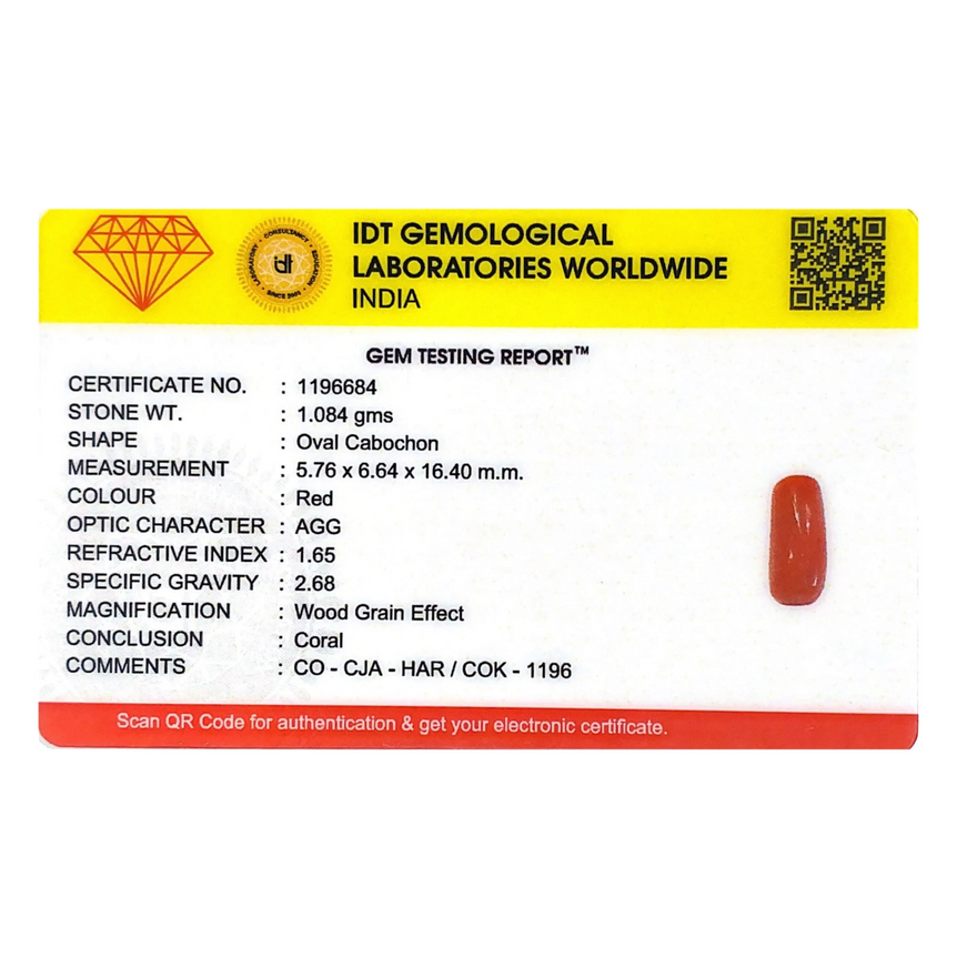 Red Coral - 5.42 Carat