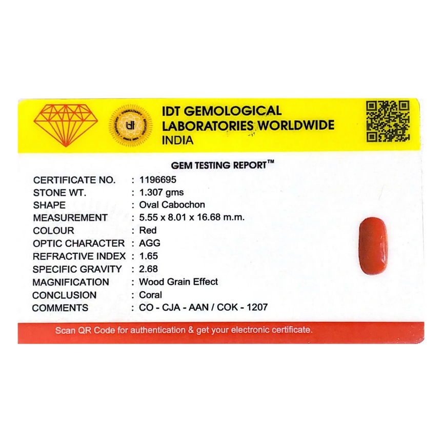 Red Coral - 6.54 Carat
