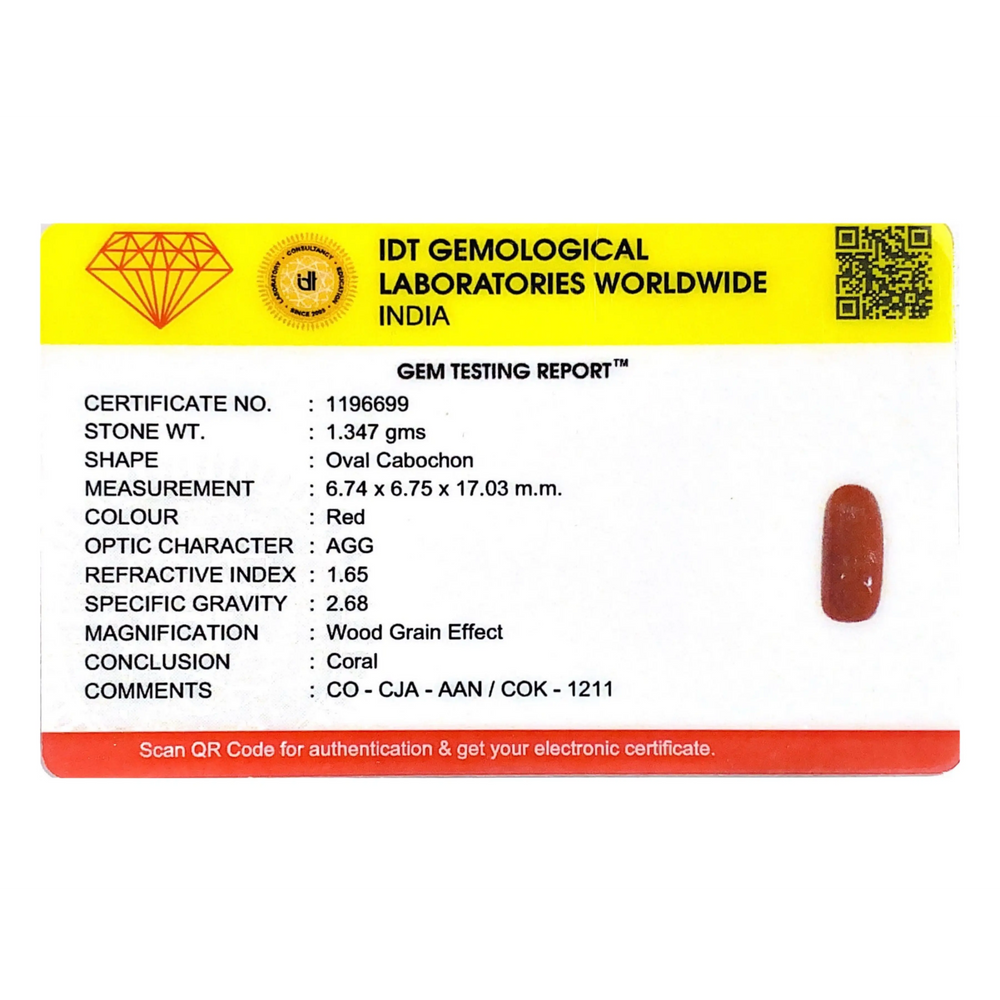 Red Coral - 6.74 Carat