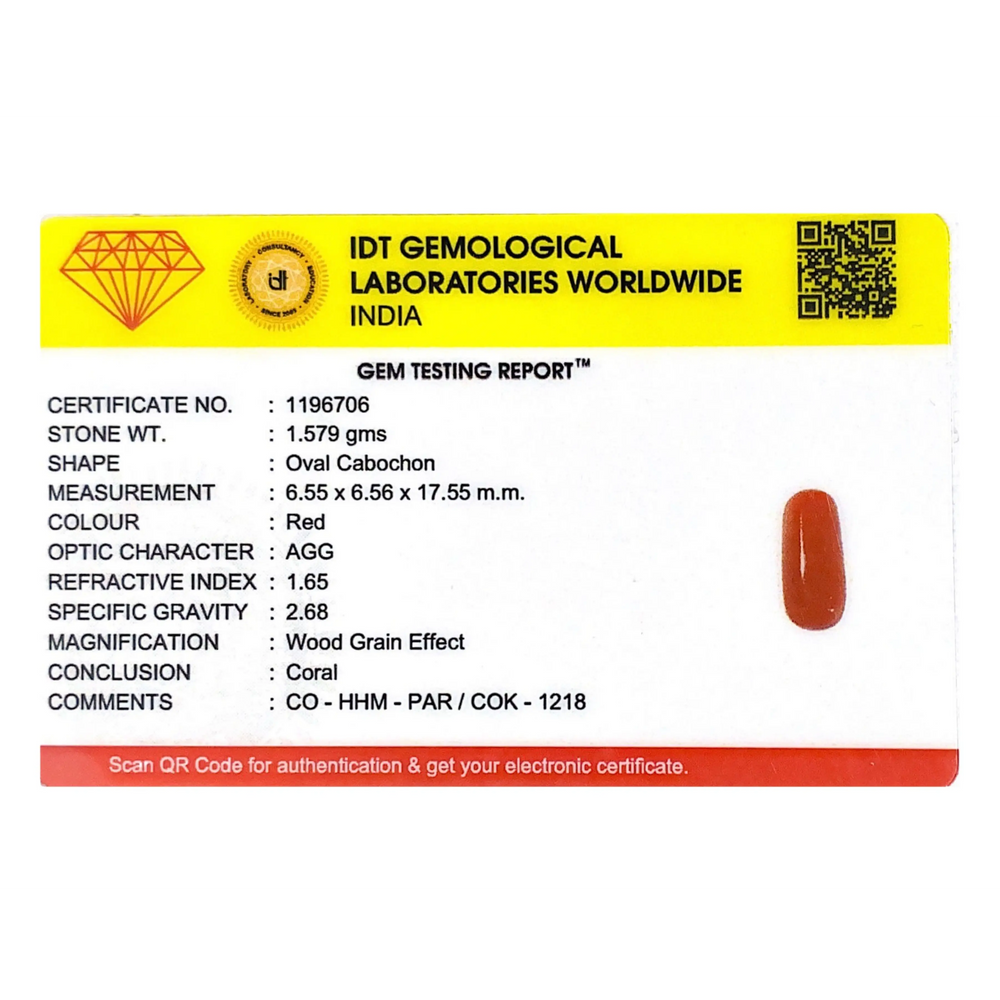 Red Coral - 7.9 Carat