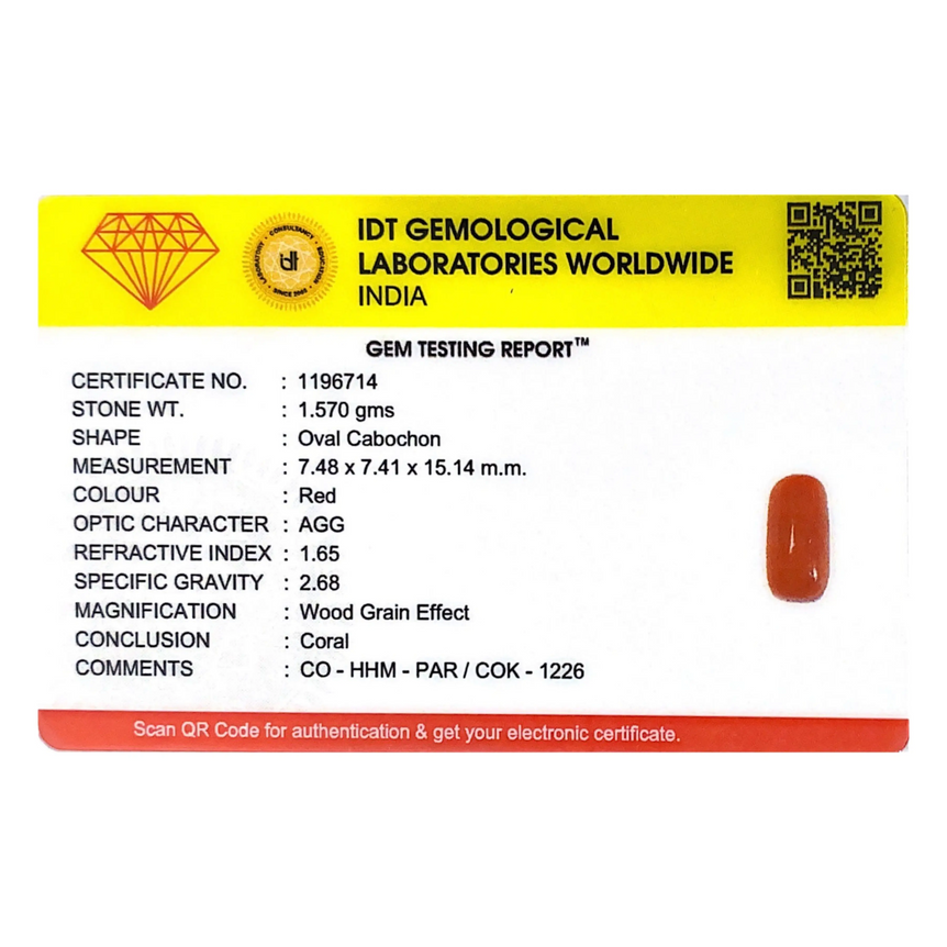 Red Coral - 7.85 Carat