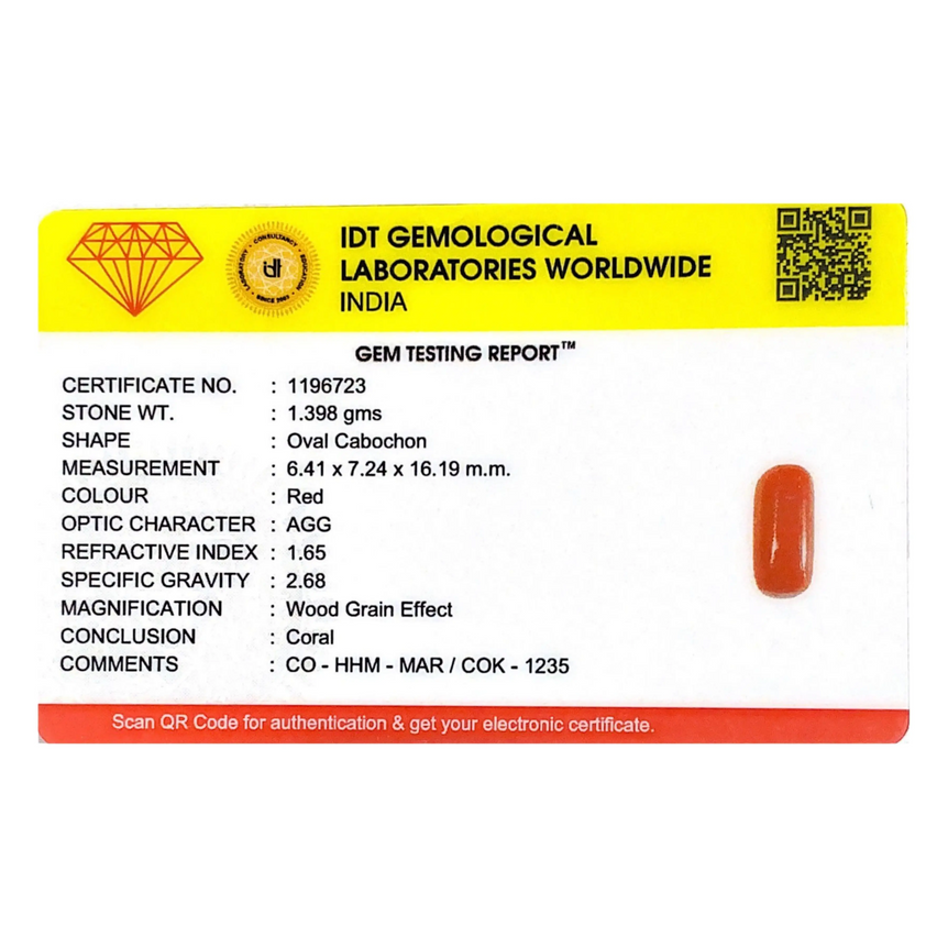 Red Coral - 6.99 Carat