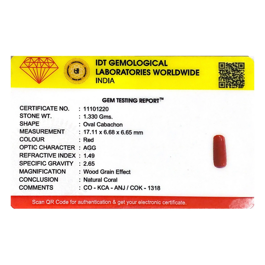 Red Coral - 6.65 Carat