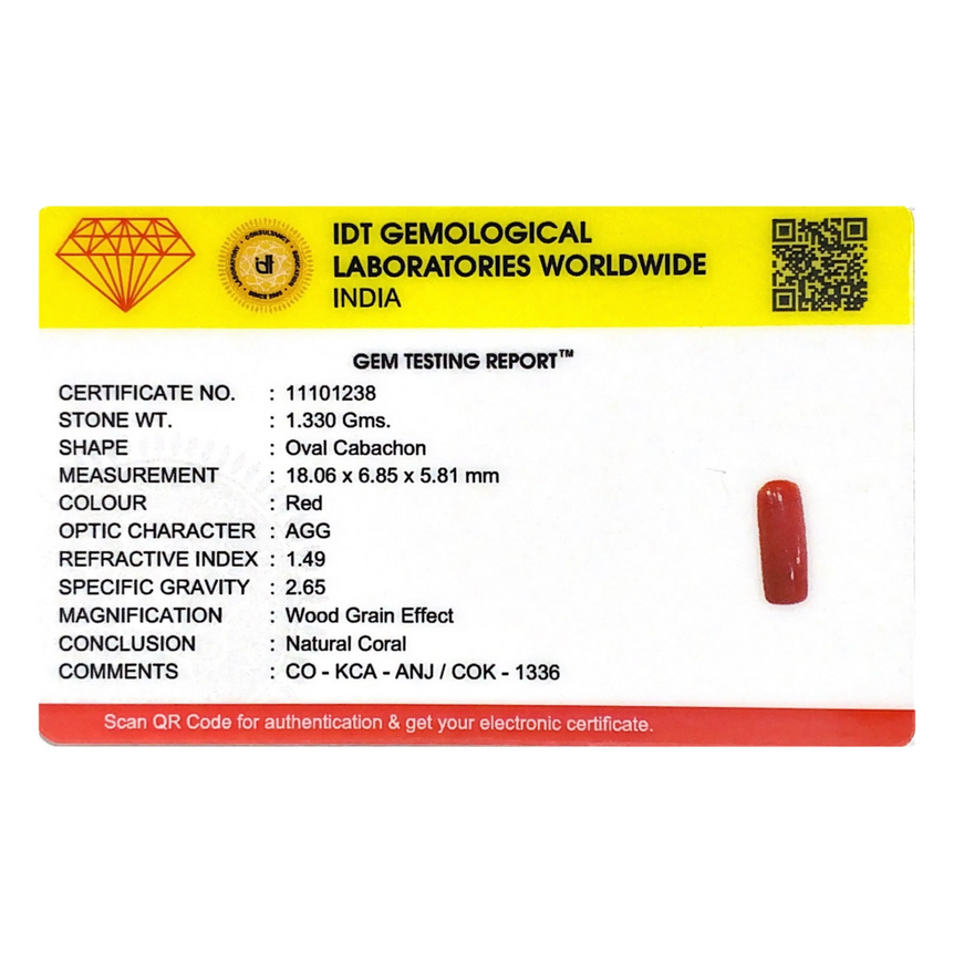 Red Coral - 6.65 Carat