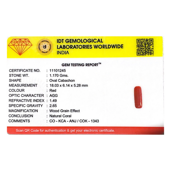 Red Coral - 5.85 Carat