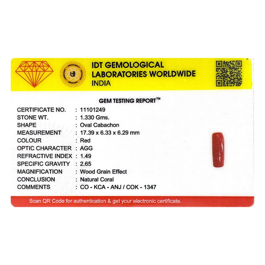 Red Coral - 6.65 Carat