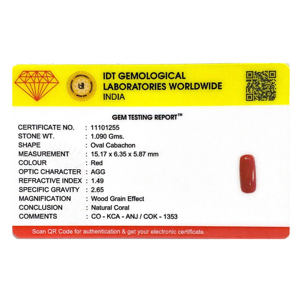 Red Coral - 5.45 Carat