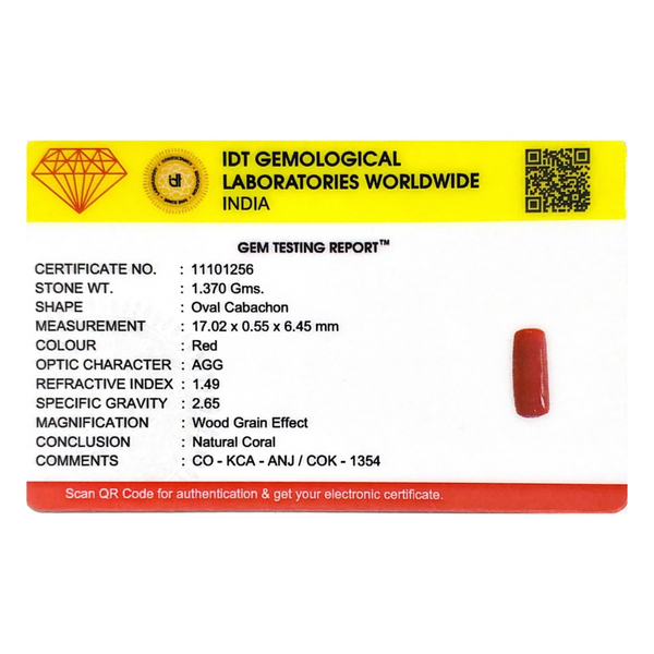 Red Coral - 6.85 Carat