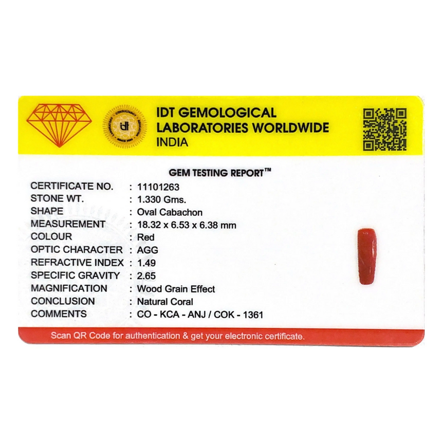 Red Coral - 6.65 Carat