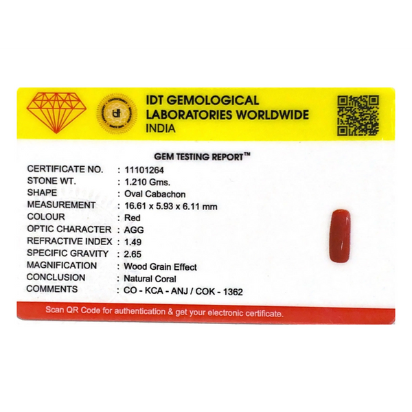 Red Coral - 6.05 Carat