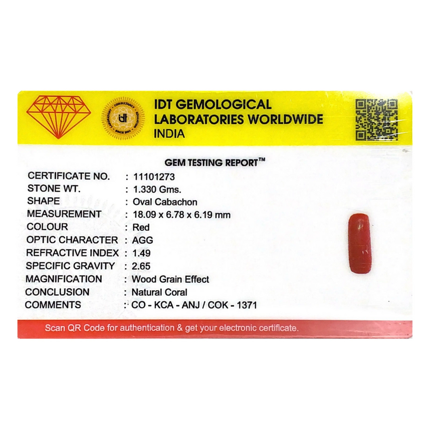 Red Coral - 6.65 Carat