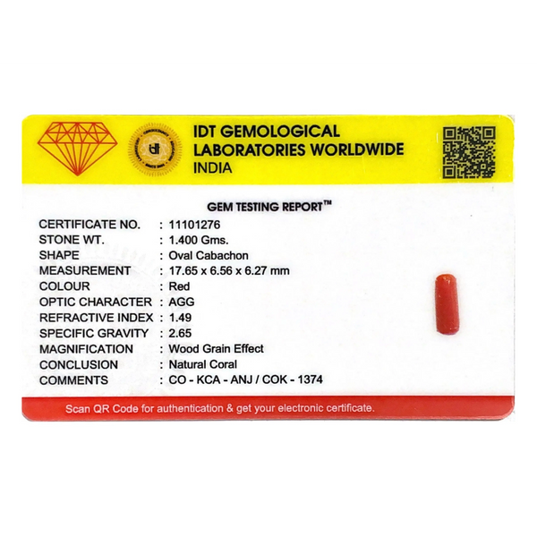 Red Coral - 7 Carat