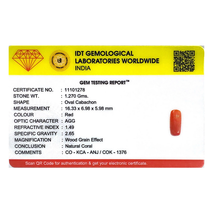 Red Coral - 6.35 Carat