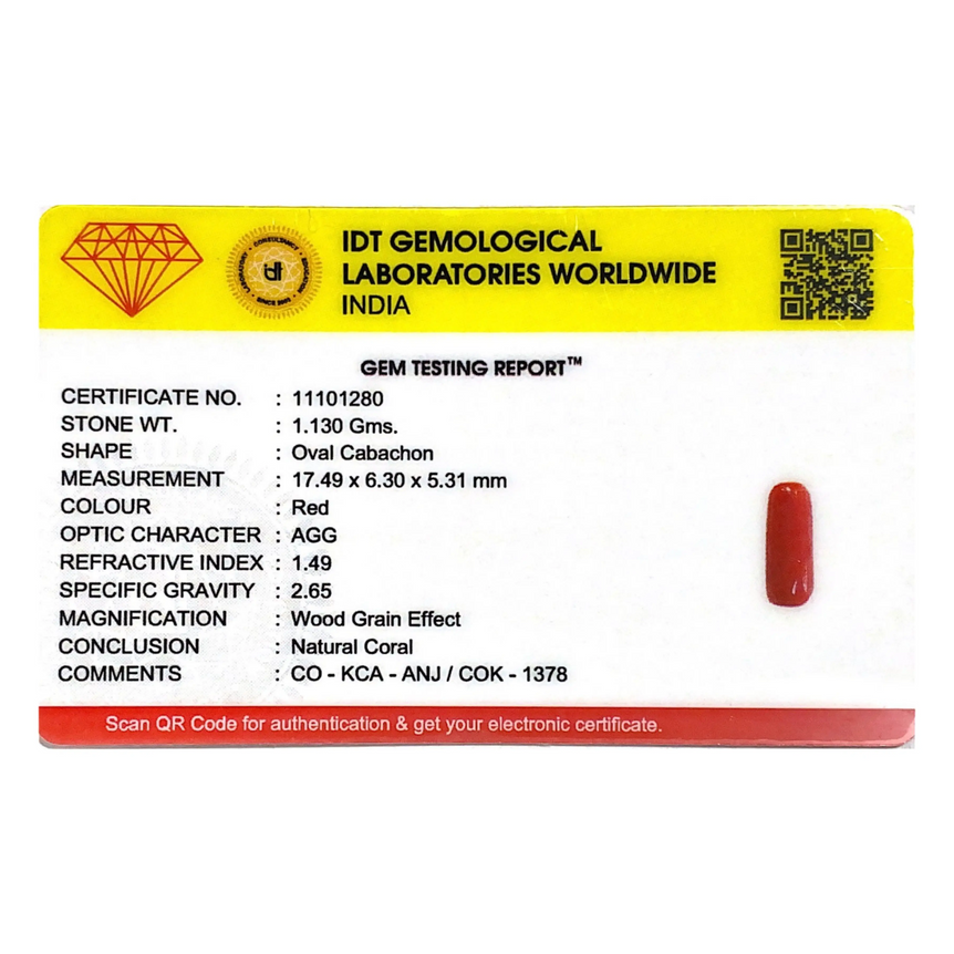 Red Coral - 5.65 Carat