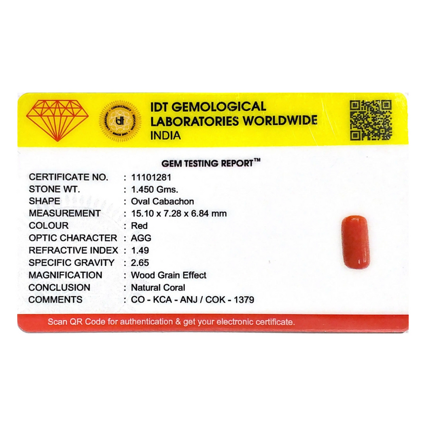 Red Coral - 7.25 Carat