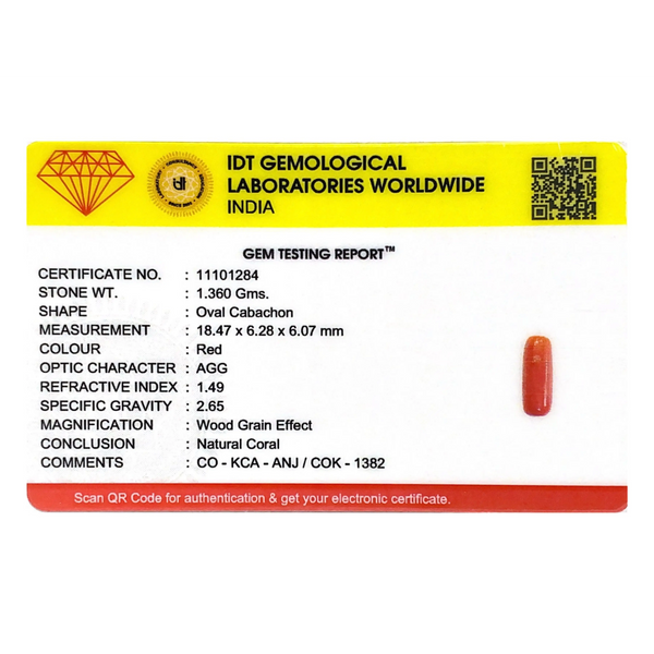 Red Coral - 6.8 Carat