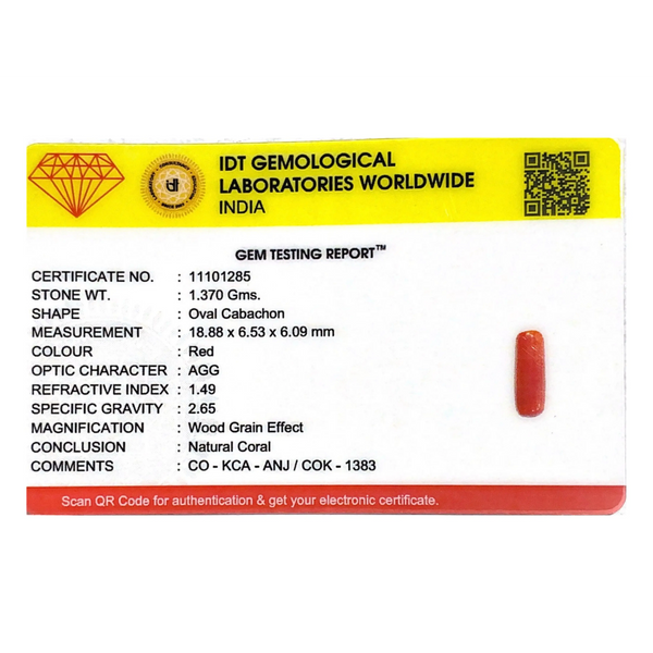 Red Coral - 6.85 Carat