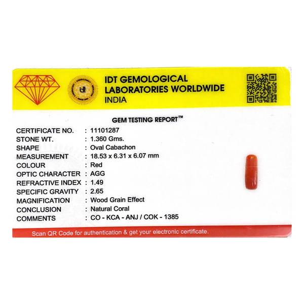 Red Coral - 6.8 Carat