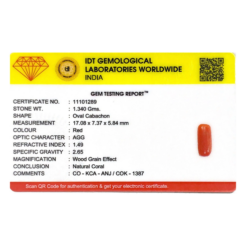 Red Coral - 6.7 Carat