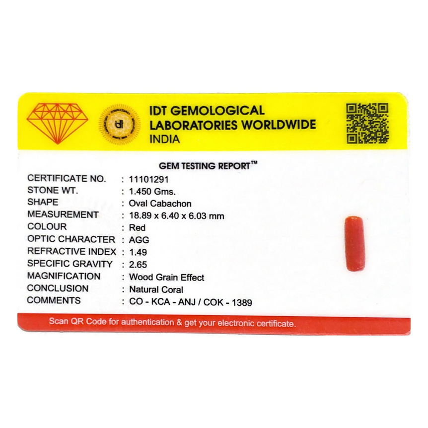 Red Coral - 7.25 Carat