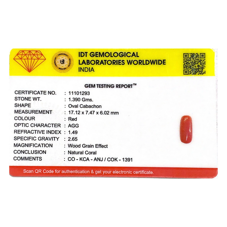 Red Coral - 6.95 Carat